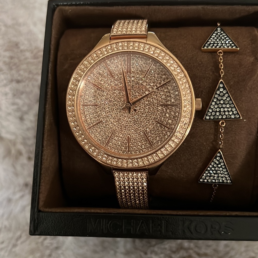 Michale Kors Watch and bracket.